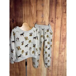 SM Wardrobe Dog Sweatshirt and Jogger Set S/M READ